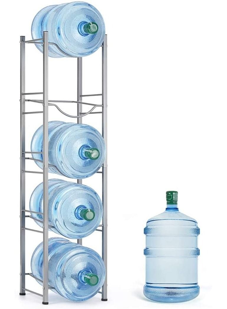 Water Bottle Storage Stand, 5 Tier Heavy Duty Water Cooler Jug Storage Rack, Detachable Water Dispenser Stand, Water Bottle Holder Organizer（XM_439(5 tier)） - Image 1