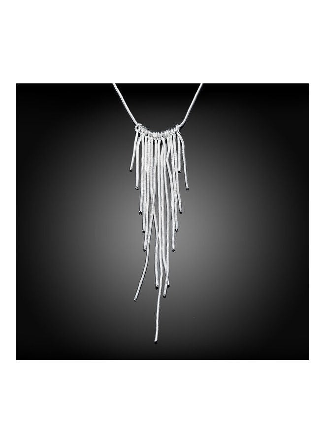 بيرفيي قلادة مطلية بالروديوم ومرصعة بالزركون - Image 4