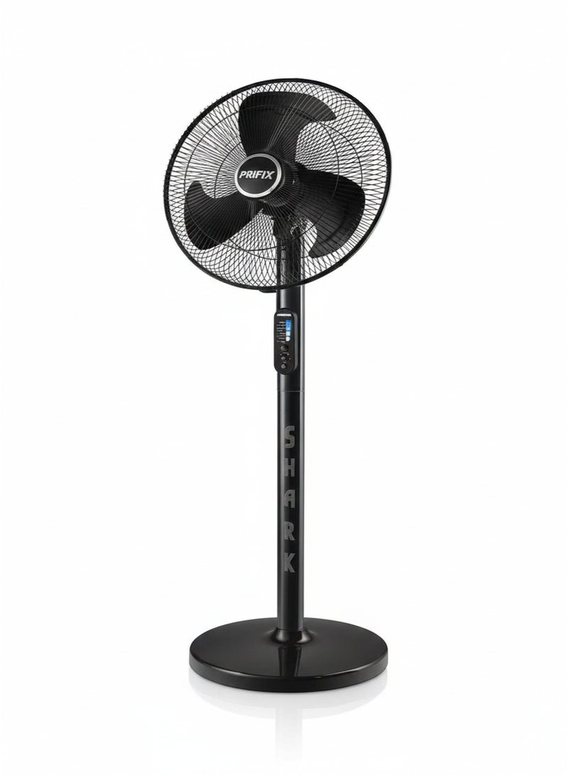 بريفيكس مروحة ستاند بريفيكس - 18 بوصة - ريموت كنترول - هدوء تام - 3 سرعات - موديل SFS-181 - أسود - Image 1