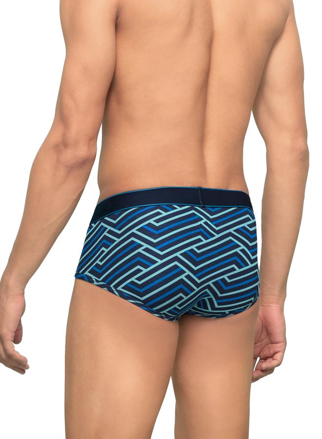 XYXX Pack of 2 - Men Cotton Stripes Parallax Briefs - Image 3