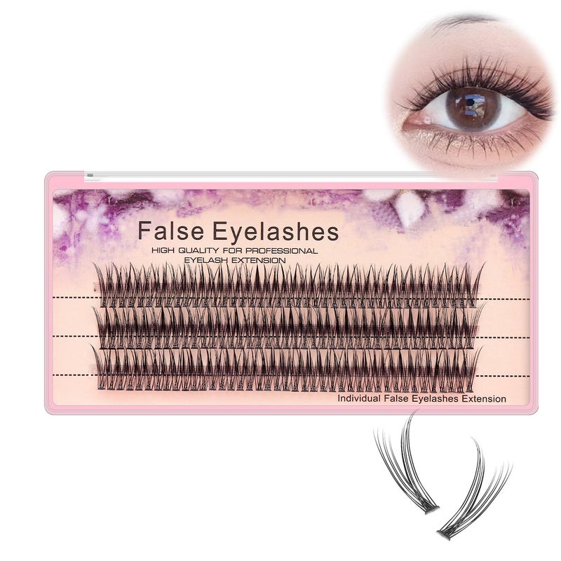 Scala 816mm to Choose Fish Tail Design 120pcs Thickness 01mm C Curl 12 Root Women Lady Individual Black False Eyelash Cluster Eye Lashes Extension Tools 12mm