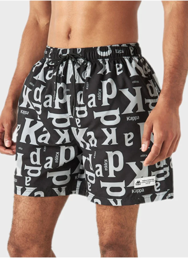 Kappa All Over Printed Swim Shorts