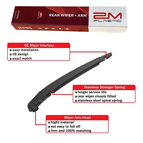 2M PLASTIC Rear Wiper Arm Blade Factory OEM Style Replacement For Nissan Kicks 2017 2022 - Image 3