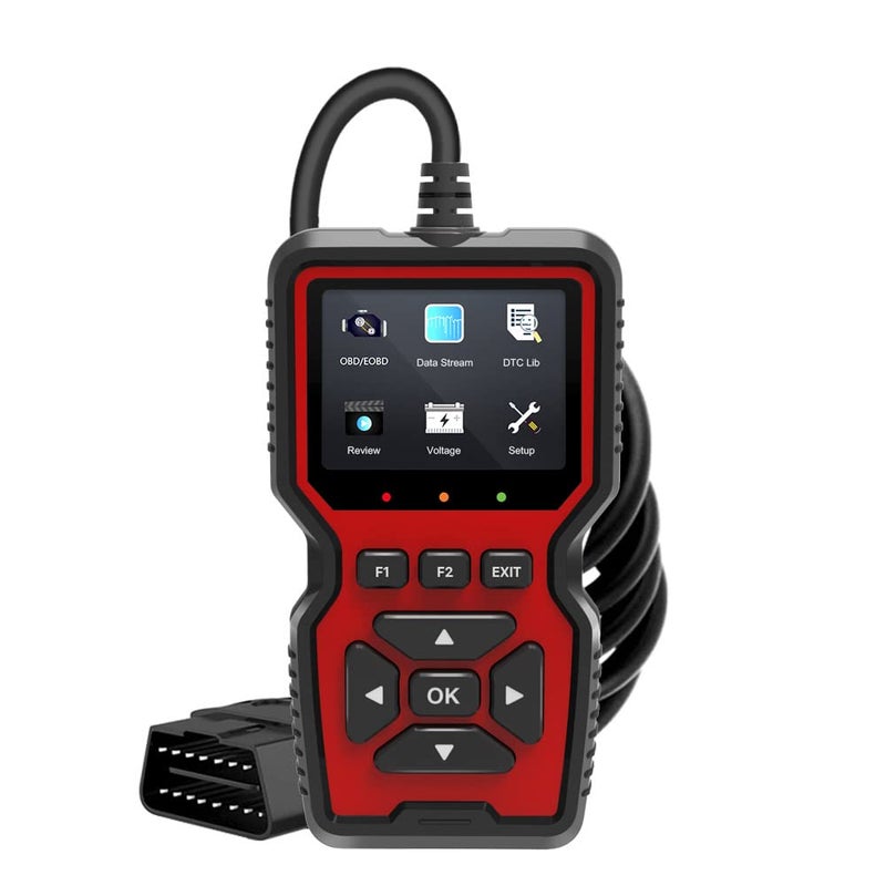 Outzone ماسح OBD2 من Outzone V519 بشاشة ملونة مع شهادة CE ودعم ترقية قابل للطباعة و10 لغات لأدوات تشخيص أعطال السيارات - Image 4