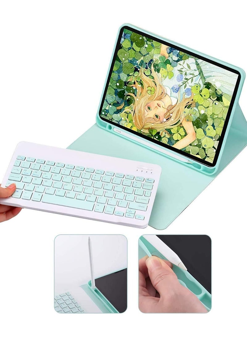 Keyboard Case for iPad Air 4 Gen 10.9 inch 2020, Detachable Wireless Bluetooth Keyboard Pencil Holder Slim Leather Smart Cover for New iPad Air 10.9 4th Generation 2020 - Image 3