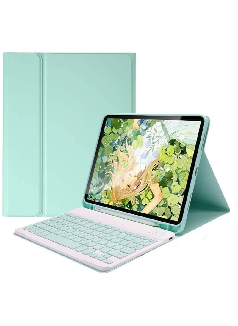 Keyboard Case for iPad Air 4 Gen 10.9 inch 2020, Detachable Wireless Bluetooth Keyboard Pencil Holder Slim Leather Smart Cover for New iPad Air 10.9 4th Generation 2020 - Image 1