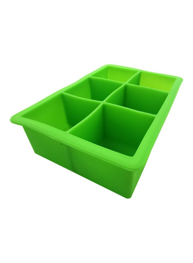 نيبمينينت صينية مكعبات ثلجٍ مربّعة من السيليكون 6 تجاويف أخضر 16x11سم - Image 2