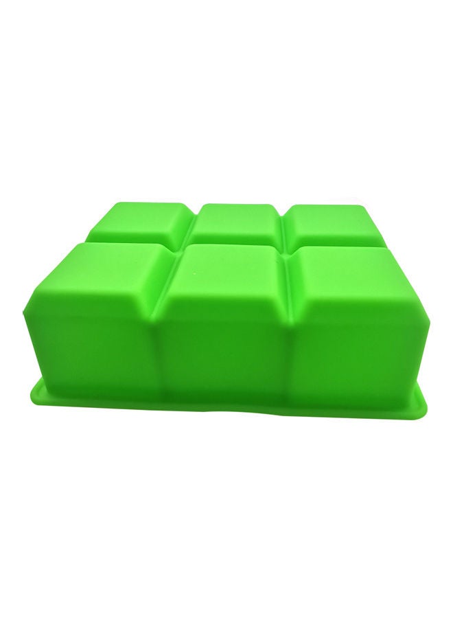 نيبمينينت صينية مكعبات ثلجٍ مربّعة من السيليكون 6 تجاويف أخضر 16x11سم - Image 4