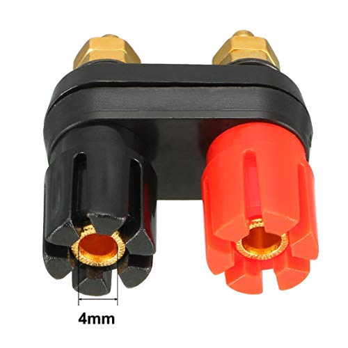 bnafes 4 Pack Dual 4mm Banana Plug Jack Socket Binding Post for Speaker Amplifier Terminal - Image 3