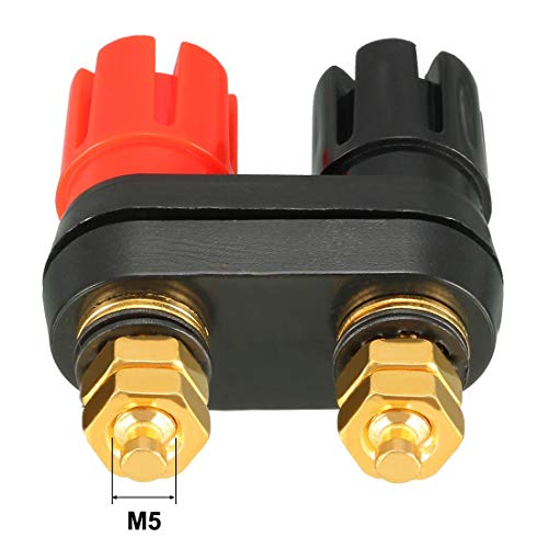 bnafes 4 Pack Dual 4mm Banana Plug Jack Socket Binding Post for Speaker Amplifier Terminal - Image 2