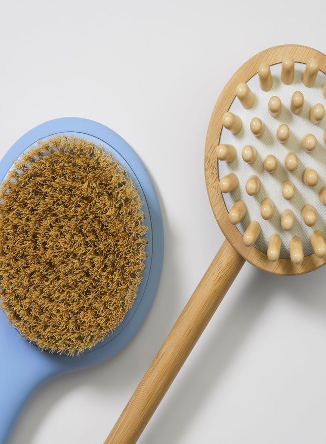 Bliss Soft Touch Back & Body Dry Brush, Non-Slip Grip to Gently Exfoliate Dry Skin and Promote Firmer Skin - Image 4