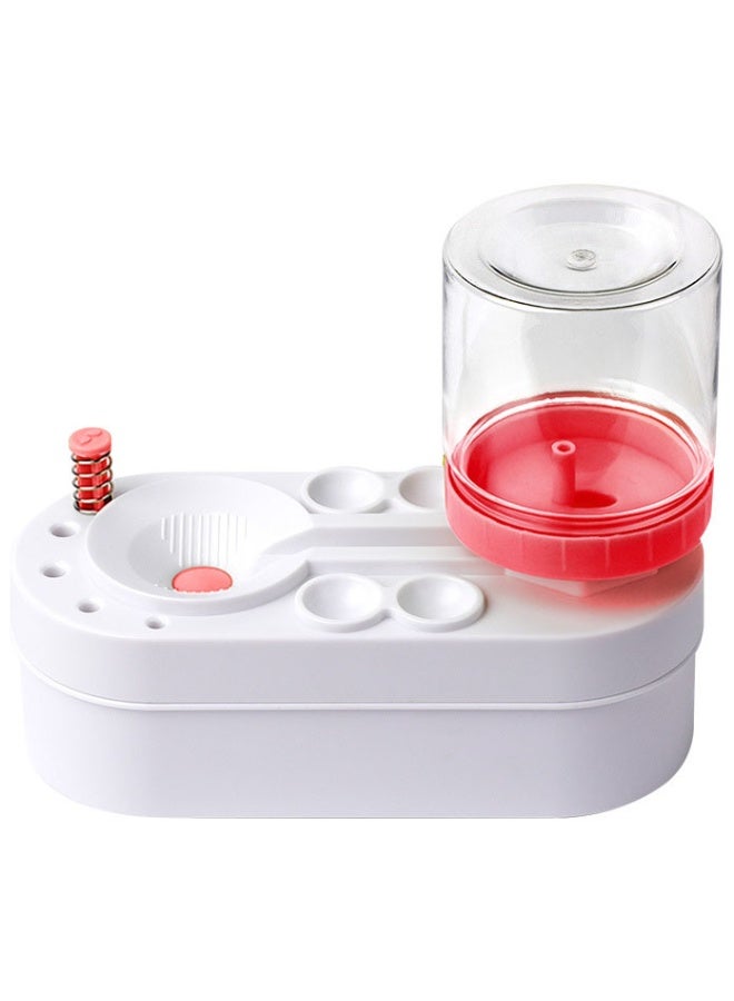 general Paint Brush Cleaner with Reservoir Tank - Professional Brush Washer Station for Acrylic Oil Watercolor Paint, Includes Silicone Bristle Cleaner & Stainless Steel Coil Spring - Image 1