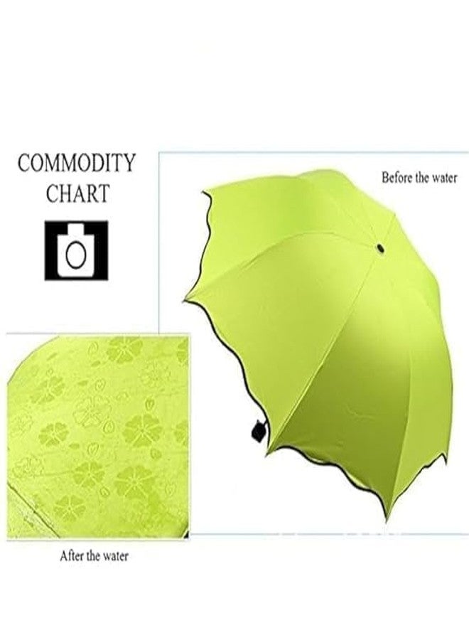 Packcy Magic Color Change Umbrella for Sun & Rain | Automatic Folding Umbrella with Water-Activated Patterns for Men, Women & Kids - Image 5