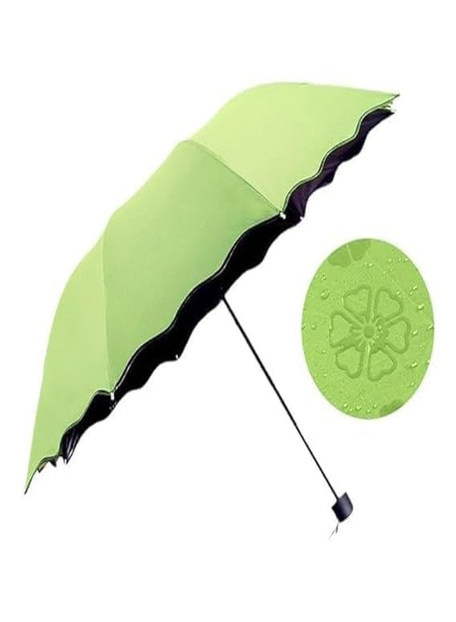 Packcy Magic Color Change Umbrella for Sun & Rain | Automatic Folding Umbrella with Water-Activated Patterns for Men, Women & Kids - Image 3