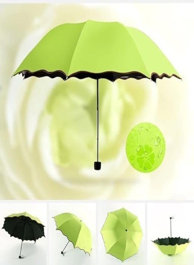 Packcy Magic Color Change Umbrella for Sun & Rain | Automatic Folding Umbrella with Water-Activated Patterns for Men, Women & Kids - Image 2