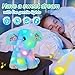 BSTAOFY 12 Musical Light Up Elephant Plush Toy Floppy LED Stuffed Animals Lullabies Nightlight Bedtime for Kids Birthday Valentines for Toddlers Blue - Image 4