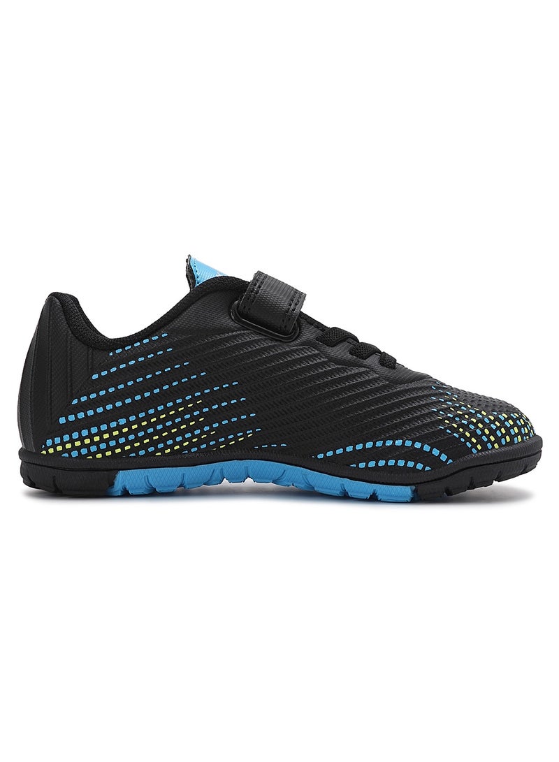 Sky View Toddler Soccer Cleats Boys And Girls Hook And Loop Turf Soccer Shoes Kids Indoor Outdoor Football Boots IC or IN Flat Wide Training Sneaker  - Image 2