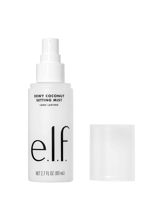 elf Dewy Coconut Setting Mist, Makeup Setting Spray For Hydrating & Conditioning Skin, Infused With Green Tea, Vegan & Cruelty-Free, 2.7 Fl Oz - Image 1