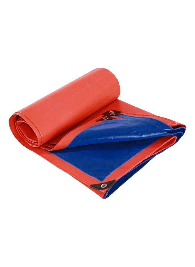 AL SANIDI - Tarpaulin plastic sail waterproof dust cover Garden Furniture Cover Orang Size 3*4 yard - Image 1