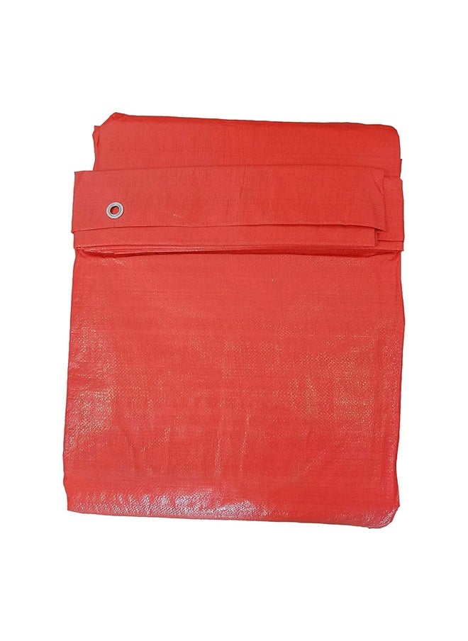 AL SANIDI - Tarpaulin plastic sail waterproof dust cover Garden Furniture Cover Orang Size 3*4 yard - Image 1