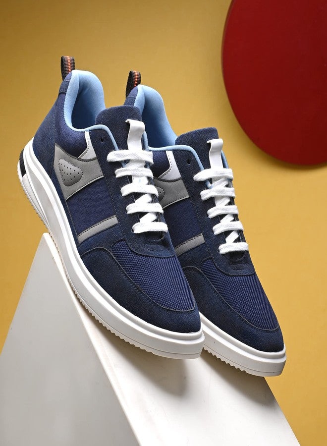 كروزر حذاء رياضي رجالي من كروزر، طراز أوريليوس، باللون الكحلي، مقاس 9 بريطاني (2506-7) - Image 2