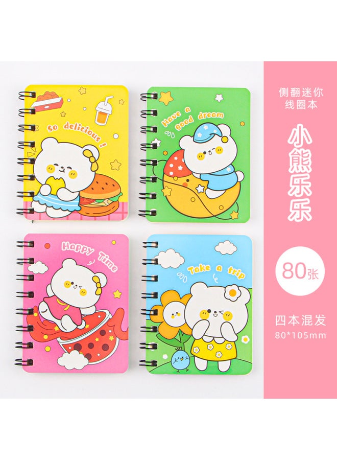 HELPS Creative Cartoon Coil This Student Mini Portable Small Notebook Cute Children Small Gift Stationery Notebook - Image 1