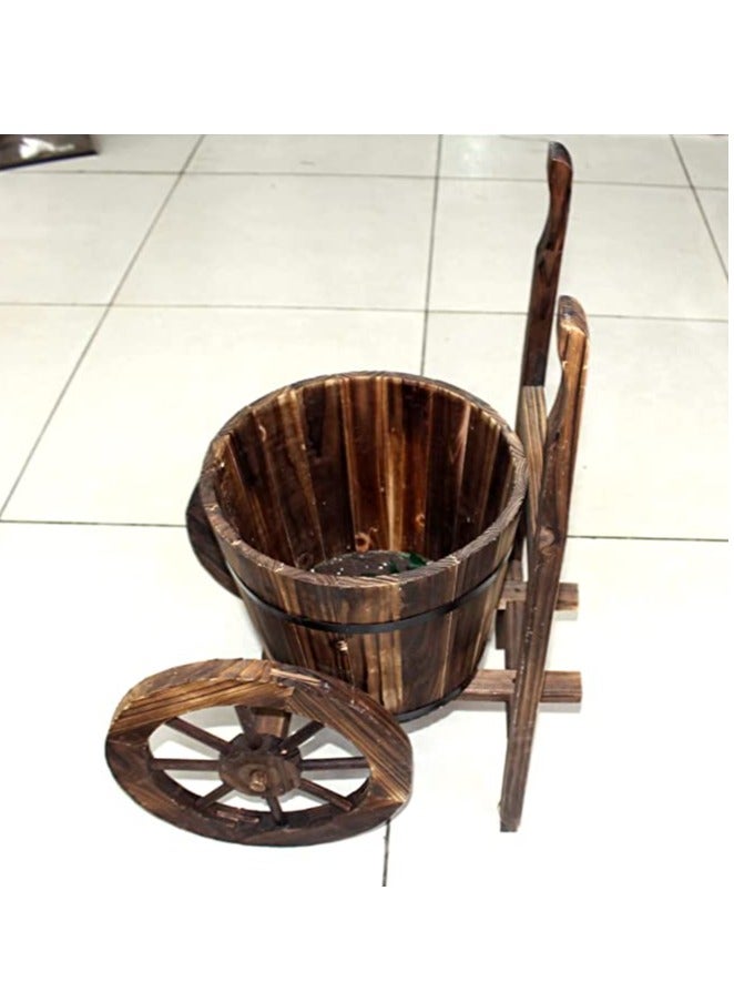 طعم المنزل وعاء زهور خشبي لتزيين حديقة المزهريات للداخلية والخارجية - Image 3