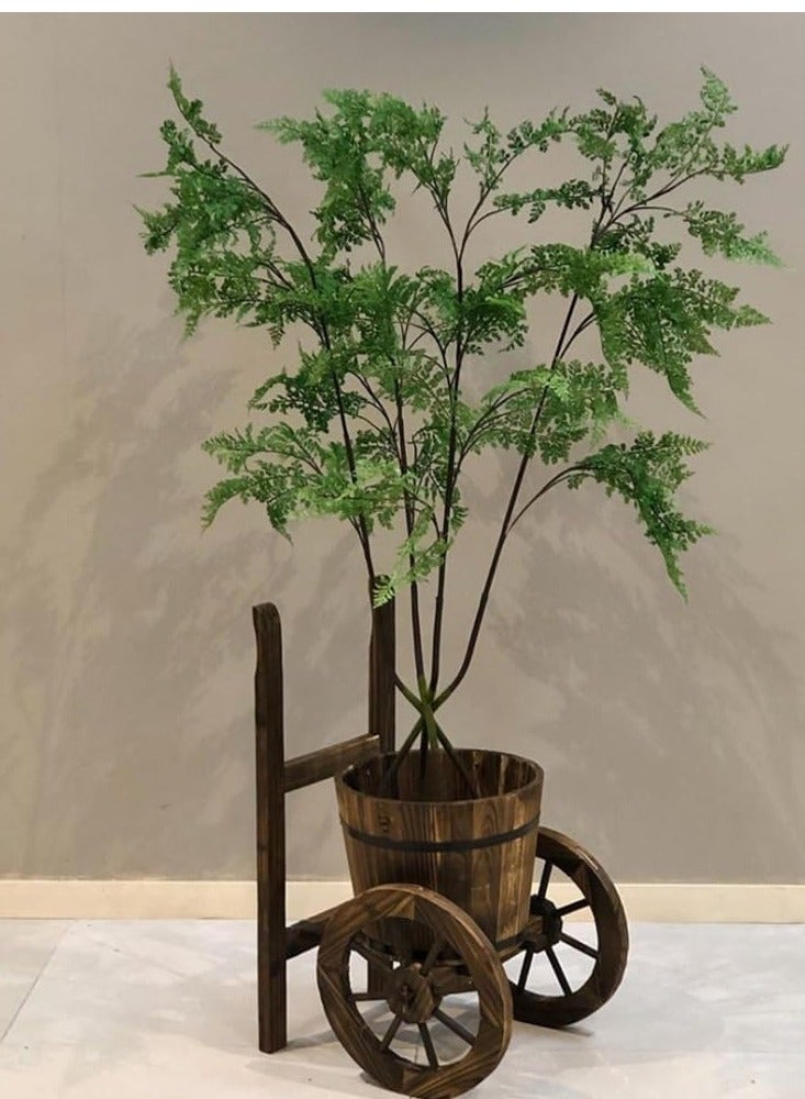 طعم المنزل وعاء زهور خشبي لتزيين حديقة المزهريات للداخلية والخارجية - Image 5