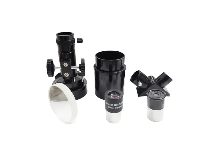 DWIJ Anand Traders 60mm Complete Refractor Telescope kit. Astronomy Telescope Kit for Beginners, Large Size, Includes Eyepiece and Lenses - Image 1