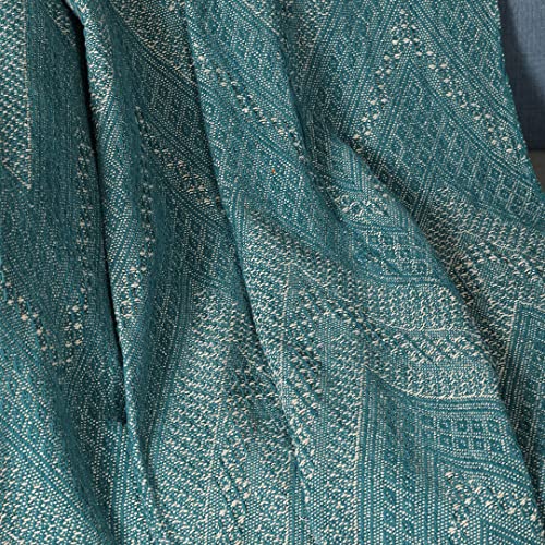 SASHAA WORLD Cotton Jewels of India Throw | Throw for Living Room, Sofa, Bed, Chair, Picnic & Used for Gift | Blue Throw Blanket 130X180 Cm - Image 3