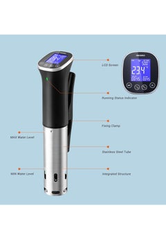 INKBIRD INKBIRD ISV-300W WiFi Sous Vide Machine IPX7 Waterproof Sous Vide Cooker APP Remote Control with Recipes Alarms Timer Booking Function  - Image 2