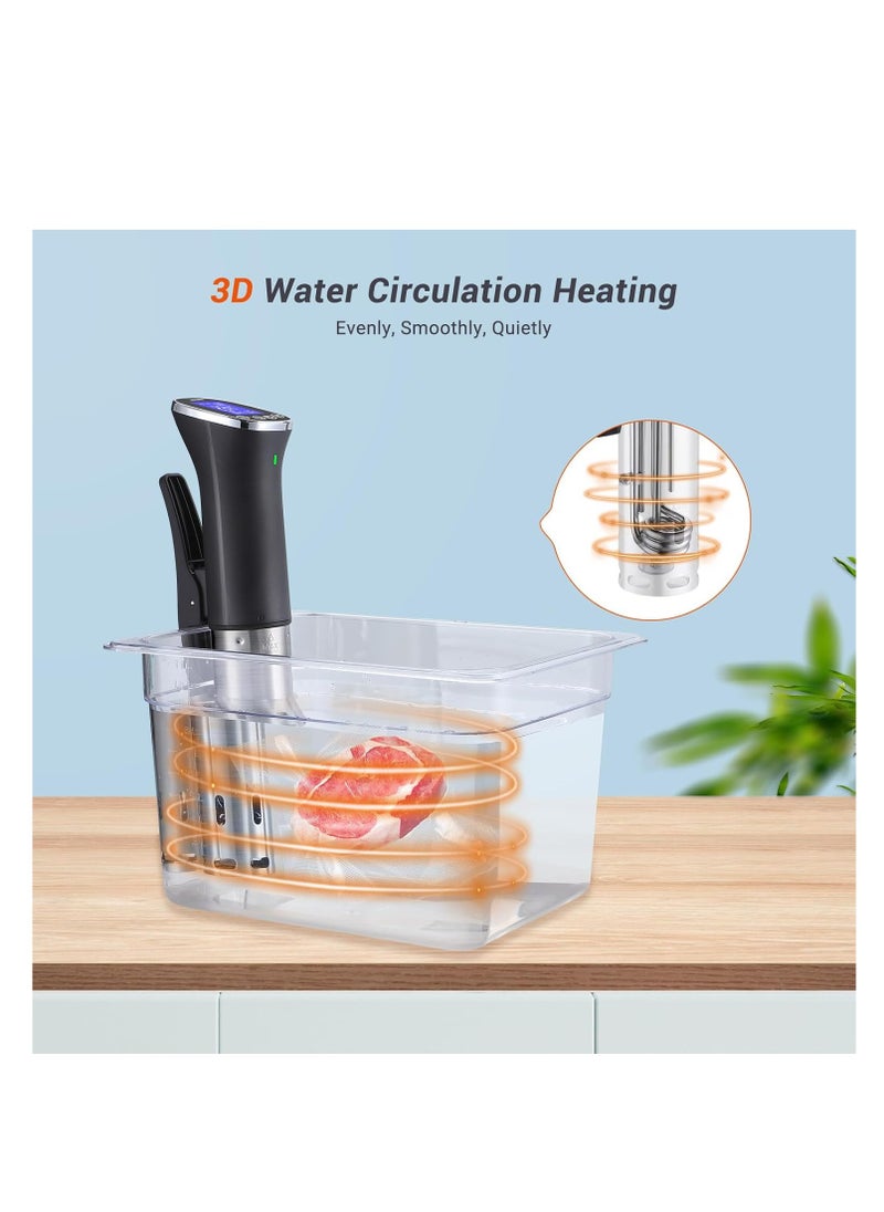 INKBIRD - INKBIRD ISV-300W WiFi Sous Vide Machine IPX7 Waterproof Sous Vide Cooker APP Remote Control with Recipes Alarms Timer Booking Function - Image 1