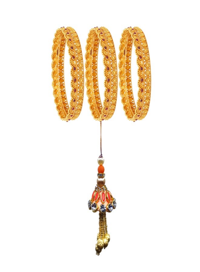 OAFISH Handicraft Storerom presents Traditional DesignerLumba Rakhi for Bhabhi on Raksha Bandhan gifting - Image 2