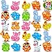 BicMan 30pcs Animal Mini Pop it Keychain Valentines Day Gifts for Kids Party Favors Goodie Bag Stuffers Stocking Stuffers Kid Prize Box Toys for Kids Classroom Gifts Sensory Fidget Toys for Kid - Image 2