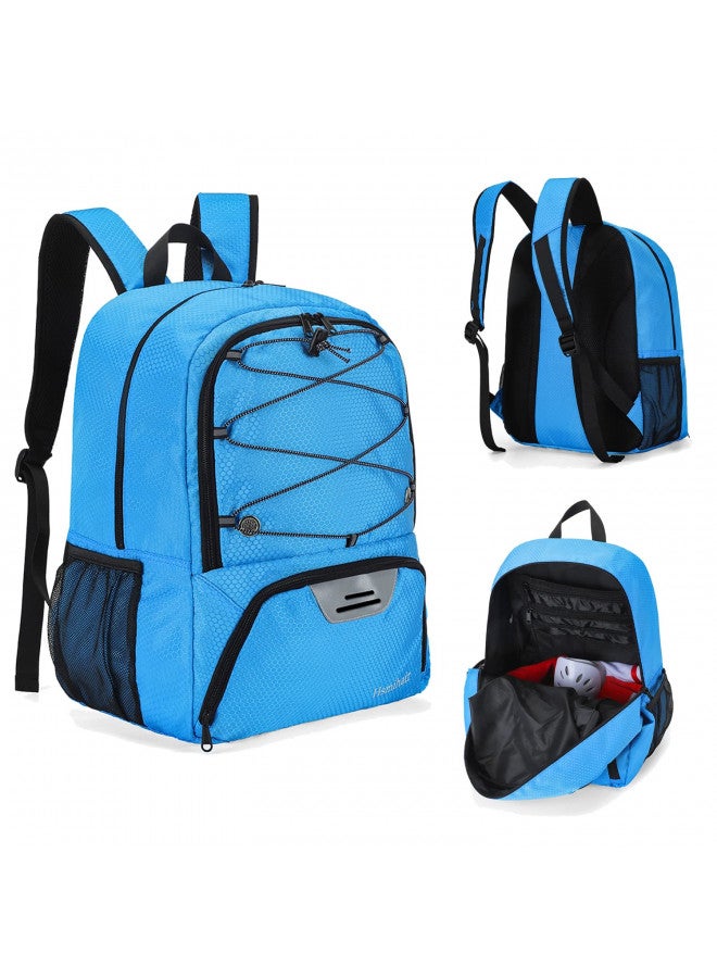Hsmihair Hsmihair Youth Soccer Bag-Soccer Backpack&Backpack for Football Basketball,with Ball Compartment Separate Cleat Package - Image 3