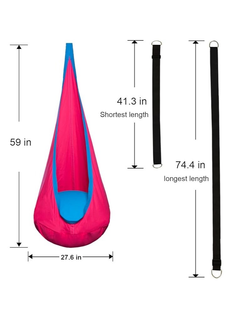 عام الأطفال رفع كرسي الأطفال كرسي هزاز داخلي وخارجي الحسية سوينغ 100% القطن الوزن قدرة 170 رطل (150 * 70 سنتيمتر) - Image 3