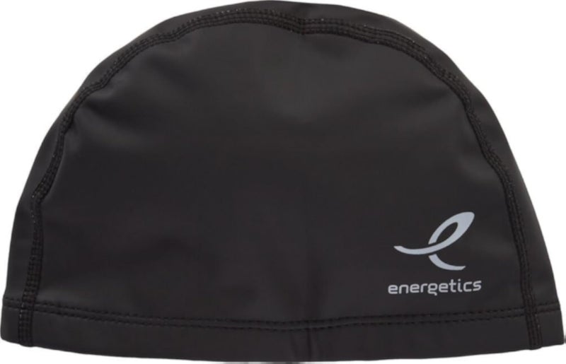 Energetics 414724 PU Flex Adult Swimming Cap, Black