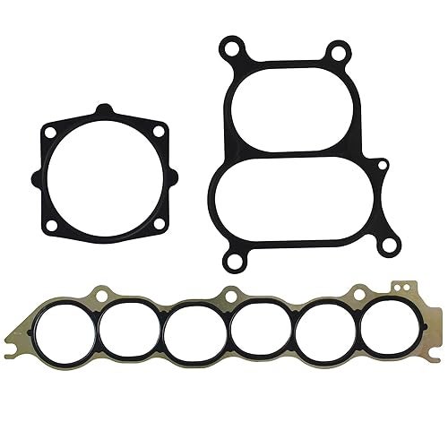 Wollvon Engine Cylinder Valve Cover Gasket Set Upper Fuel Injection Plenum Gasket Set VS50608R MS96471 MS20327 Compatible with Nissan I35 Altima Maxima Murano Quest 3.5L V6 - Image 2