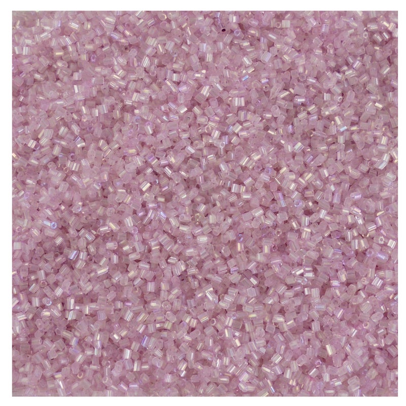 eshoppee 200 gm,3mm Light Pink Jewellery Making Seed Beads Cut Beads Cut Dana Art and Craft Making Embroidery Material kit (2, 200 gm) - Image 4