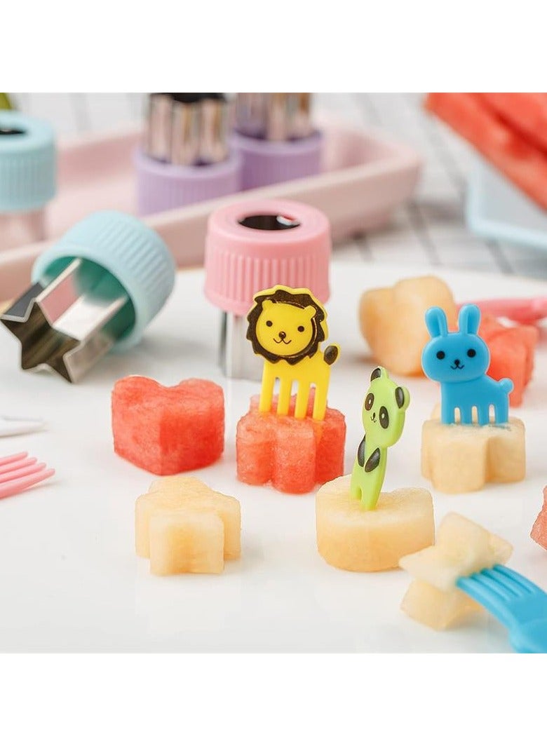 عام مجموعة قطاعات الساندويتشات 25/32/34 قطعة، ملحقات صندوق الغداء، قطاعة أشكال طعام الأطفال المخبوزة، صناعة الفطائر على شكل ديناصور على شكل قلب، قطاعة بسكويت DIY، صندوق غداء الأطفال وقوالب نقش البسكويت الأخرى - Image 3