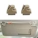 Rebvugr 2PCS Sun Visor Clips for Cars Bracket Sunvisor Retainer Clips 95994975 Car Visor Support Holder Bracket Hanger Visor Accessories for Chevy Silverado 1500 Tahoe GMC Sierra 1500 Beige - Image 2