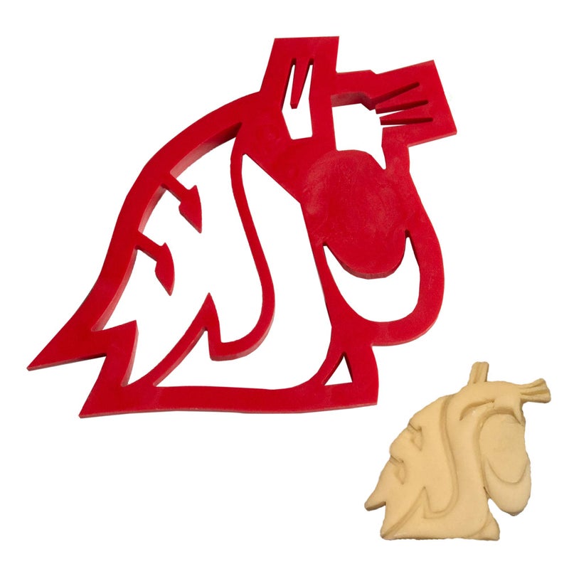 Weller Innovations WSU Cougar Cougkie Cookie Cutter licensed WSU Collegiate 