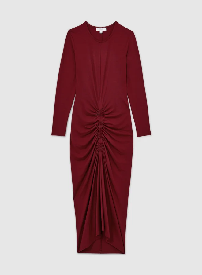 REISS Ruched Knit Dress