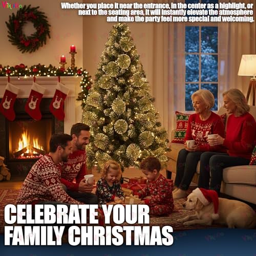 Vikrida Artificial Pine Snow Christmas Tree Perfect for Christmas Decoration- 3 Feet - Image 5