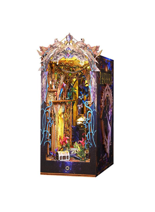 Bluejw Jiate Diy Cabin Pandora's Box 3D Handmade Assembled Book Stand Ornaments Model Building Toy Gift Giving - Image 5