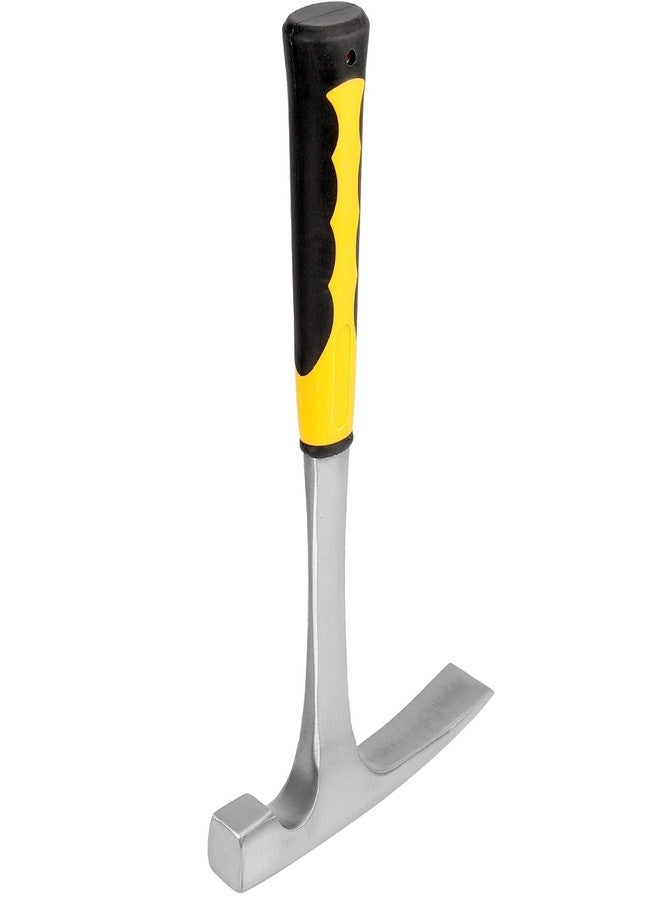HOZEON 32 oz Brick Hammer, Flat head Rock Pick Hammer, 11.2 inch All Steel Geologist Hammers with Non-Slip Handle for Mining, Geological Prospecting - Image 4