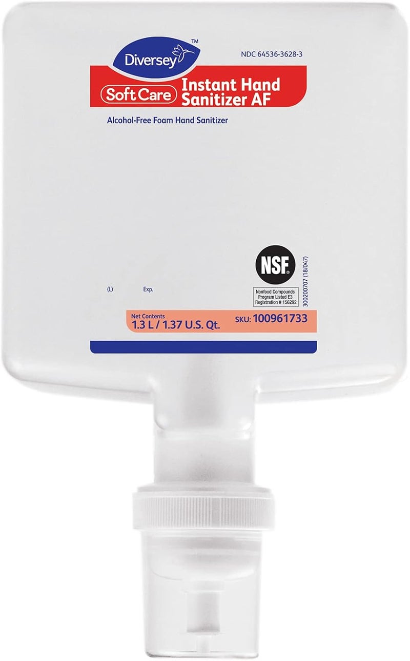 Diversey معقم اليدين جل فوري سوفت كير من ديفيرسي، 1,300 مل، برائحة منعشة، 6/كرتون