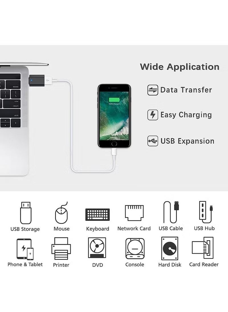 USB C to USB Adapter 3.0, OTG Converter for Macbook Pro Laptop Ipad Air - Image 2