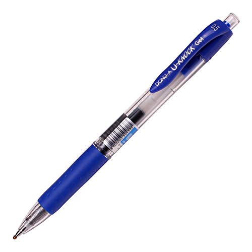 Dong-A U-Knock Gel Ink Ballpoint Pen U-Spring Technology 0.5mm (1 Dozen) Smooth Writing (Assorted) - Image 4