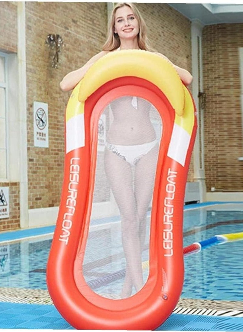 CALL PLAY Inflatable Pool Float Chair Lounge for Floating, Inflatable Pool Float Hammock, Multi-Purpose Water Hammock with Arm, Inflatables Pool Rafts Bed for Swimming Pool Beach Sea - Image 3